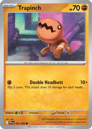 Image of Trapinch 051  ME02 Phantasmal Flames - Common