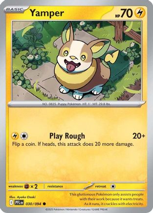 Image of Yamper 030/094  ME02 Phantasmal Flames - Common