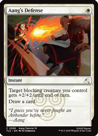 Image of Aang's Defense (0266) (TLE-266) - Avatar: The Last Airbender: Eternal-Legal