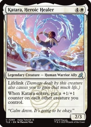 Image of Katara, Heroic Healer (0269) (TLE-269) - Avatar: The Last Airbender: Eternal-Legal