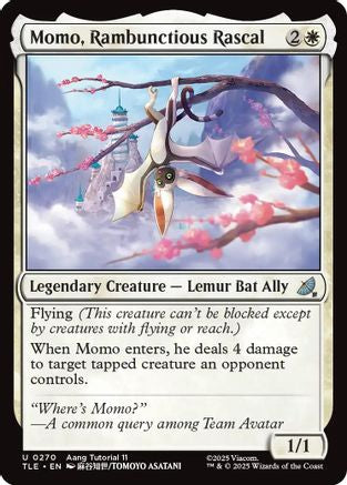 Image of Momo, Rambunctious Rascal (0270) (TLE-270) - Avatar: The Last Airbender: Eternal-Legal