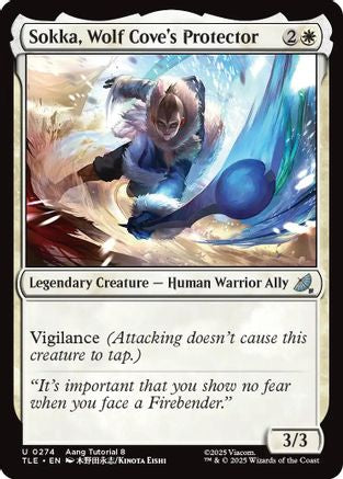 Image of Sokka, Wolf Cove's Protector (0274) (TLE-274) - Avatar: The Last Airbender: Eternal-Legal
