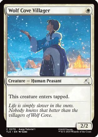 Image of Wolf Cove Villager (0276) (TLE-276) - Avatar: The Last Airbender: Eternal-Legal