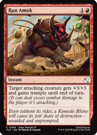 Image of Run Amok (0284) (TLE-284) - Avatar: The Last Airbender: Eternal-Legal