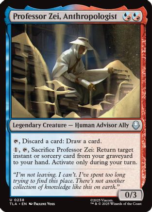 Image of Professor Zei, Anthropologist (TLA-238) - Avatar: The Last Airbender
