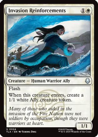 Image of Invasion Reinforcements (TLA-024) - Avatar: The Last Airbender Foil