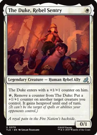 Image of The Duke, Rebel Sentry (TLE-076) - Avatar: The Last Airbender: Eternal-Legal