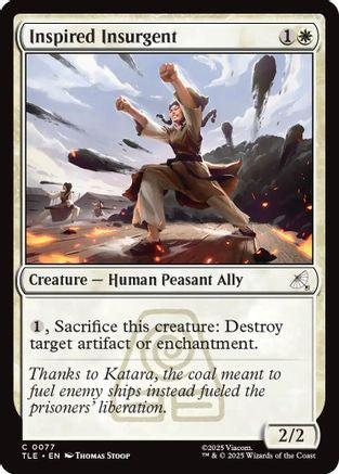 Image of Inspired Insurgent (TLE-077) - Avatar: The Last Airbender: Eternal-Legal