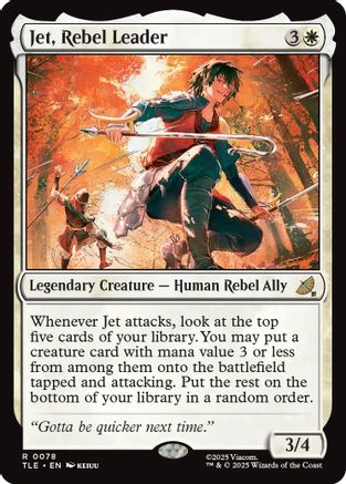 Image of Jet, Rebel Leader (TLE-078) - Avatar: The Last Airbender: Eternal-Legal