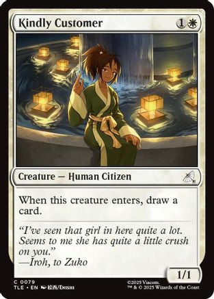 Image of Kindly Customer (TLE-079) - Avatar: The Last Airbender: Eternal-Legal Foil
