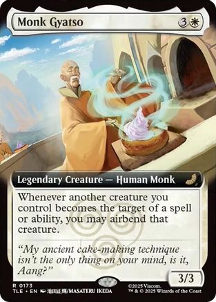 Image of Monk Gyatso (Extended Art) (TLE-173) - Avatar: The Last Airbender: Eternal-Legal