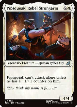 Image of Pipsqueak, Rebel Strongarm (TLE-082) - Avatar: The Last Airbender: Eternal-Legal Foil