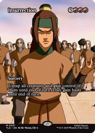 Image of Insurrection (Borderless) (TLE-031) - Avatar: The Last Airbender: Eternal-Legal Foil