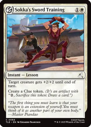 Image of Sokka's Sword Training (TLE-084) - Avatar: The Last Airbender: Eternal-Legal