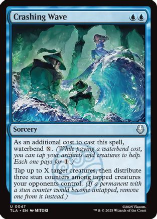 Image of Crashing Wave (TLA-047) - Avatar: The Last Airbender