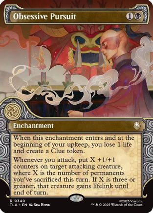 Image of Obsessive Pursuit (Showcase) (TLA-340) - Avatar: The Last Airbender Foil