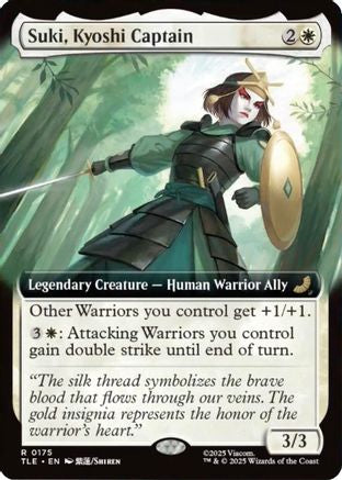 Image of Suki, Kyoshi Captain (Extended Art) (TLE-175) - Avatar: The Last Airbender: Eternal-Legal Foil