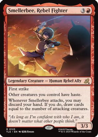 Image of Smellerbee, Rebel Fighter (TLE-125) - Avatar: The Last Airbender: Eternal-Legal Foil