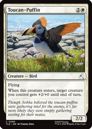 Image of Toucan-Puffin (TLE-088) - Avatar: The Last Airbender: Eternal-Legal Foil