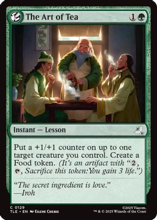 Image of The Art of Tea (TLE-129) - Avatar: The Last Airbender: Eternal-Legal Foil