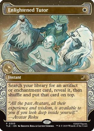 Image of Enlightened Tutor (Showcase) (TLE-305) - Avatar: The Last Airbender: Eternal-Legal