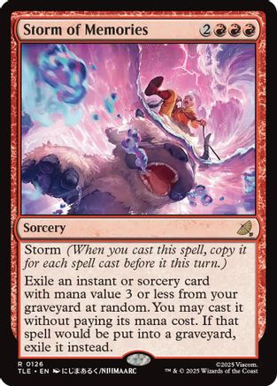 Image of Storm of Memories (TLE-126) - Avatar: The Last Airbender: Eternal-Legal Foil