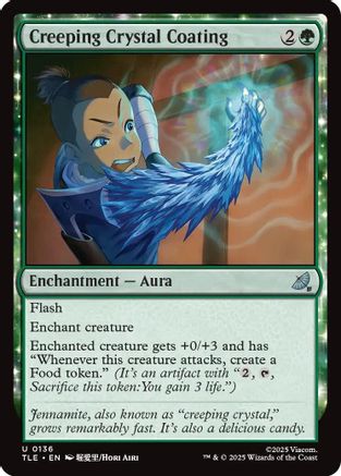 Image of Creeping Crystal Coating (TLE-136) - Avatar: The Last Airbender: Eternal-Legal