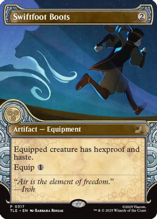 Image of Swiftfoot Boots (Showcase) (TLE-317) - Avatar: The Last Airbender: Eternal-Legal