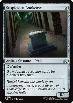 Image of Suspicious Bookcase (TLE-170) - Avatar: The Last Airbender: Eternal-Legal Foil