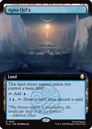 Image of Agna Qel'a (Extended Art) (TLA-387) - Avatar: The Last Airbender Foil