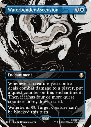 Image of Waterbender Ascension (Borderless) (TLA-310) - Avatar: The Last Airbender Foil