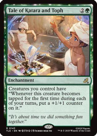 Image of Tale of Katara and Toph (TLE-143) - Avatar: The Last Airbender: Eternal-Legal Foil