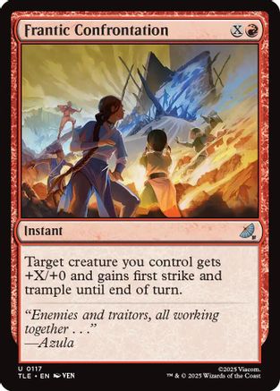 Image of Frantic Confrontation (TLE-117) - Avatar: The Last Airbender: Eternal-Legal Foil