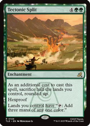 Image of Tectonic Split (TLE-144) - Avatar: The Last Airbender: Eternal-Legal Foil