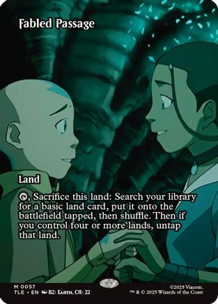 Image of Fabled Passage (Borderless) (TLE-057) - Avatar: The Last Airbender: Eternal-Legal