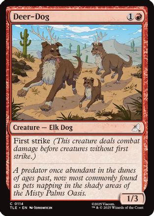 Image of Deer-Dog (TLE-114) - Avatar: The Last Airbender: Eternal-Legal Foil