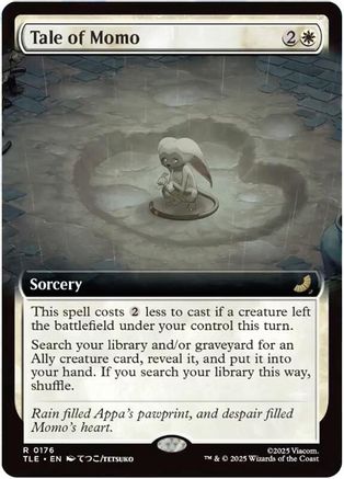 Image of Tale of Momo (Extended Art) (TLE-176) - Avatar: The Last Airbender: Eternal-Legal Foil