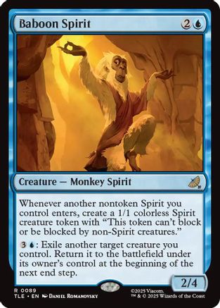 Image of Baboon Spirit (TLE-089) - Avatar: The Last Airbender: Eternal-Legal Foil