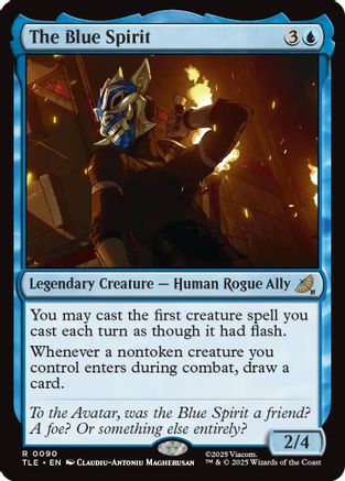 Image of The Blue Spirit (TLE-090) - Avatar: The Last Airbender: Eternal-Legal Foil