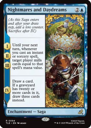 Image of Nightmares and Daydreams (TLE-094) - Avatar: The Last Airbender: Eternal-Legal Foil