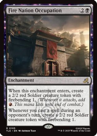 Image of Fire Nation Occupation (TLE-105) - Avatar: The Last Airbender: Eternal-Legal Foil