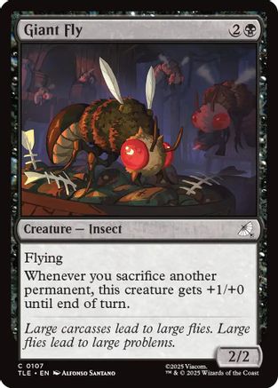 Image of Giant Fly (TLE-107) - Avatar: The Last Airbender: Eternal-Legal Foil