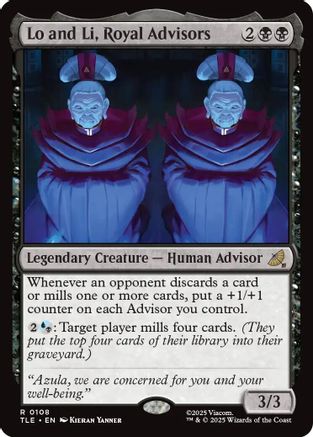 Image of Lo and Li, Royal Advisors (TLE-108) - Avatar: The Last Airbender: Eternal-Legal