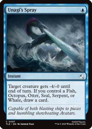 Image of Unagi's Spray (TLE-097) - Avatar: The Last Airbender: Eternal-Legal