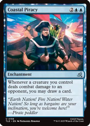Image of Coastal Piracy (TLE-156) - Avatar: The Last Airbender: Eternal-Legal Foil