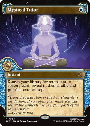 Image of Mystical Tutor (Showcase) (TLE-308) - Avatar: The Last Airbender: Eternal-Legal