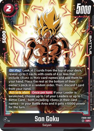 Image of Son Goku - FB08-007 (FB08-007) - Saiyans Pride Holofoil