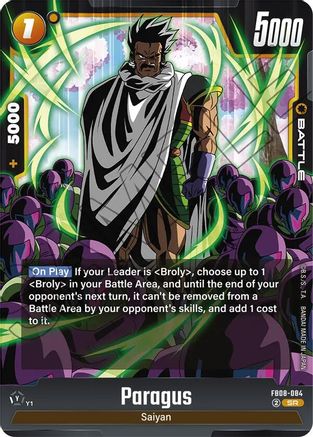 Image of Paragus - FB08-084 (FB08-084) - Saiyans Pride Holofoil