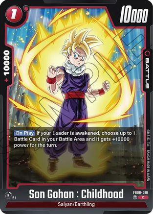 Image of Son Gohan : Childhood - FB08-010 (FB08-010) - Saiyans Pride