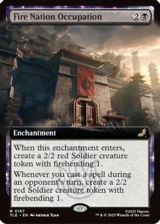 Image of Fire Nation Occupation (Extended Art) (TLE-187) - Avatar: The Last Airbender: Eternal-Legal